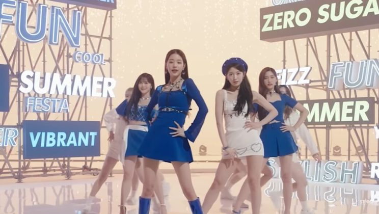 Oh My Girl, IVE & CRAVITY members take a refreshing sip in ‘Blue & Black’ MV