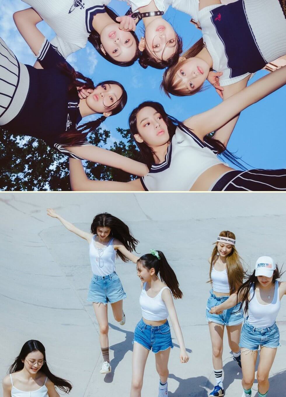Knewsinfo ADOR girl group NewJeans releases performance MV for 'Attention'