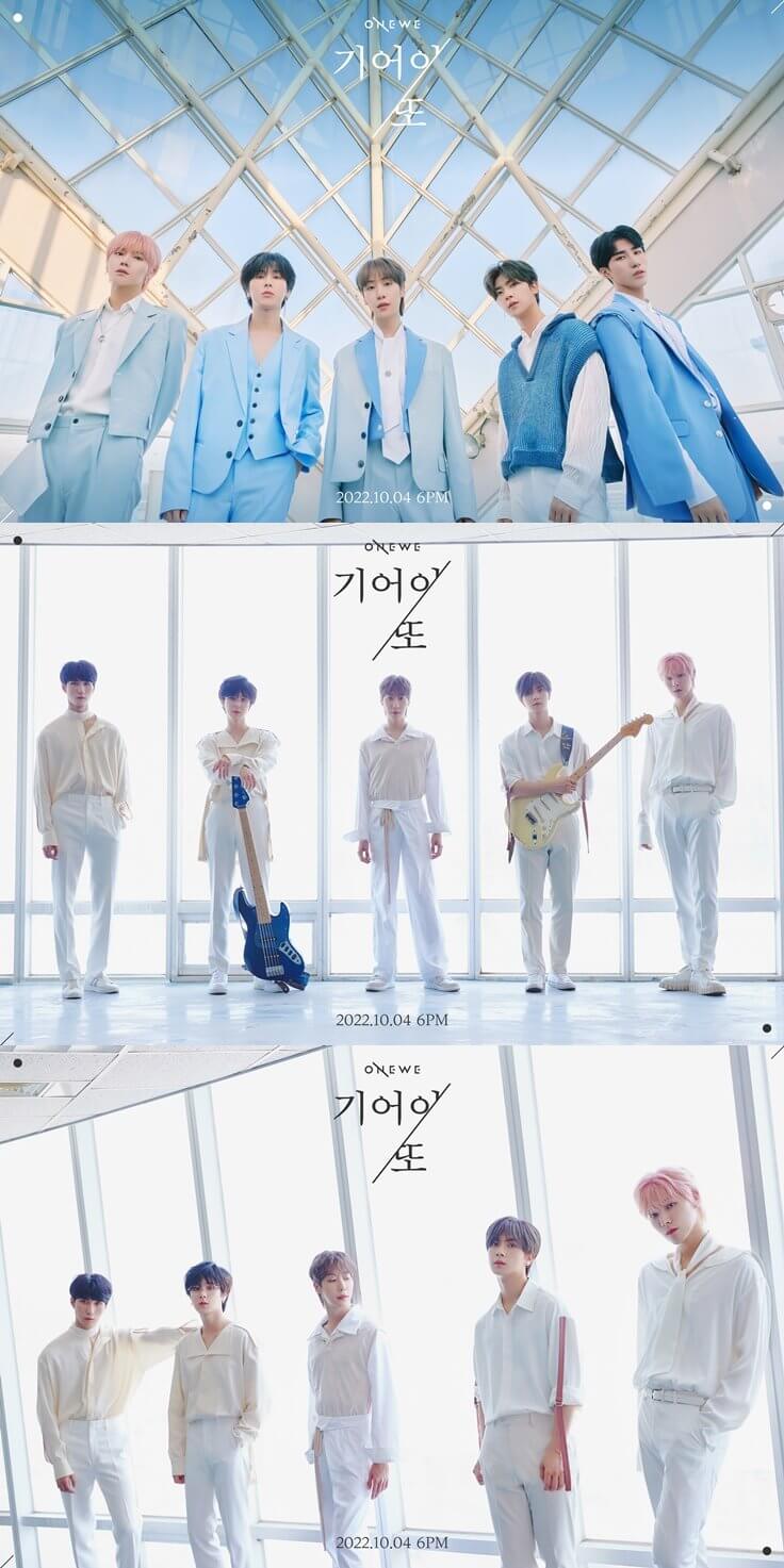 Knewsinfo ONEWE stand on the rooftop in 'Still Here' MV