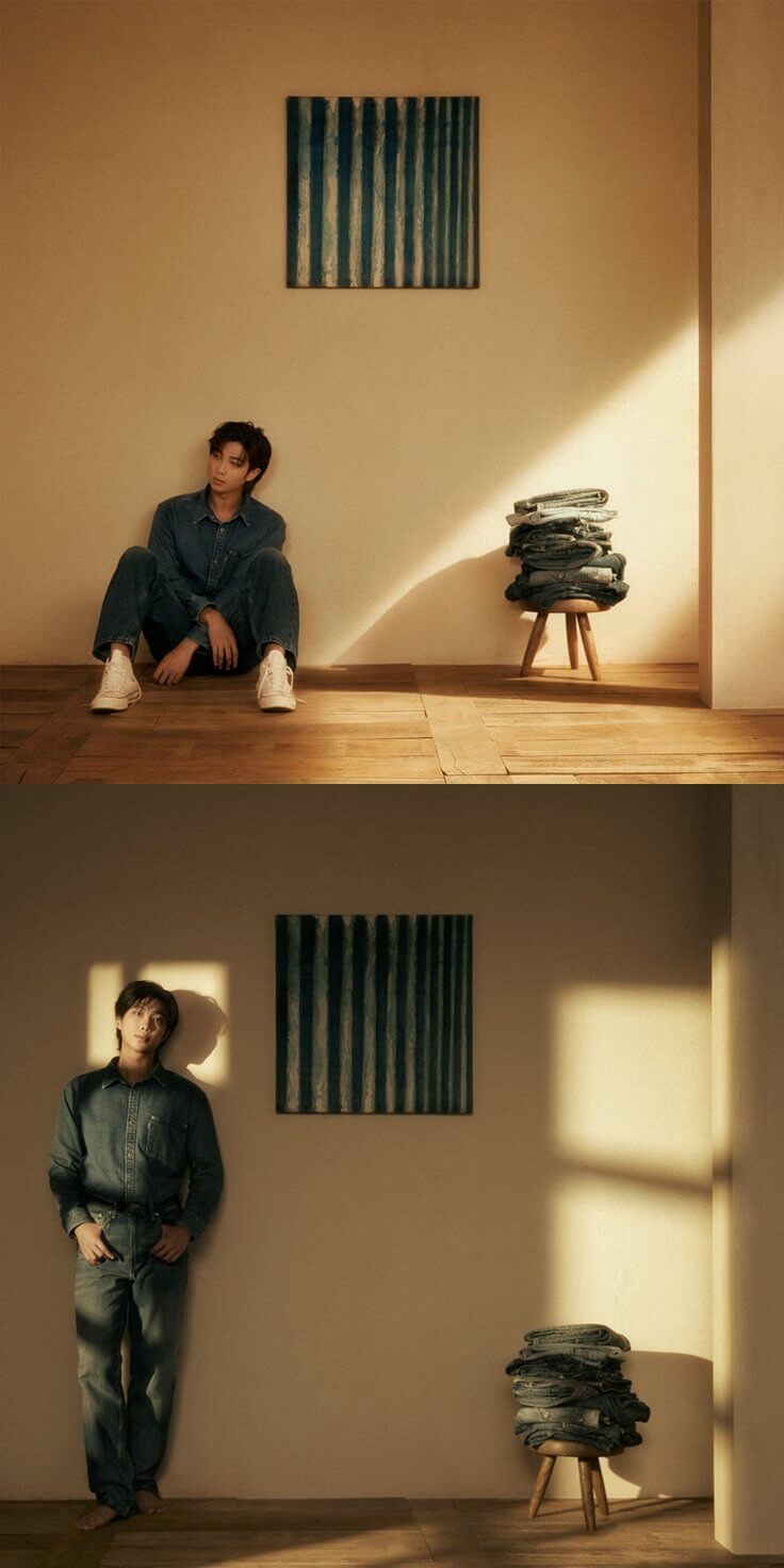 Knewsinfo BTS's RM sends his letters in 'Wild Flower' MV