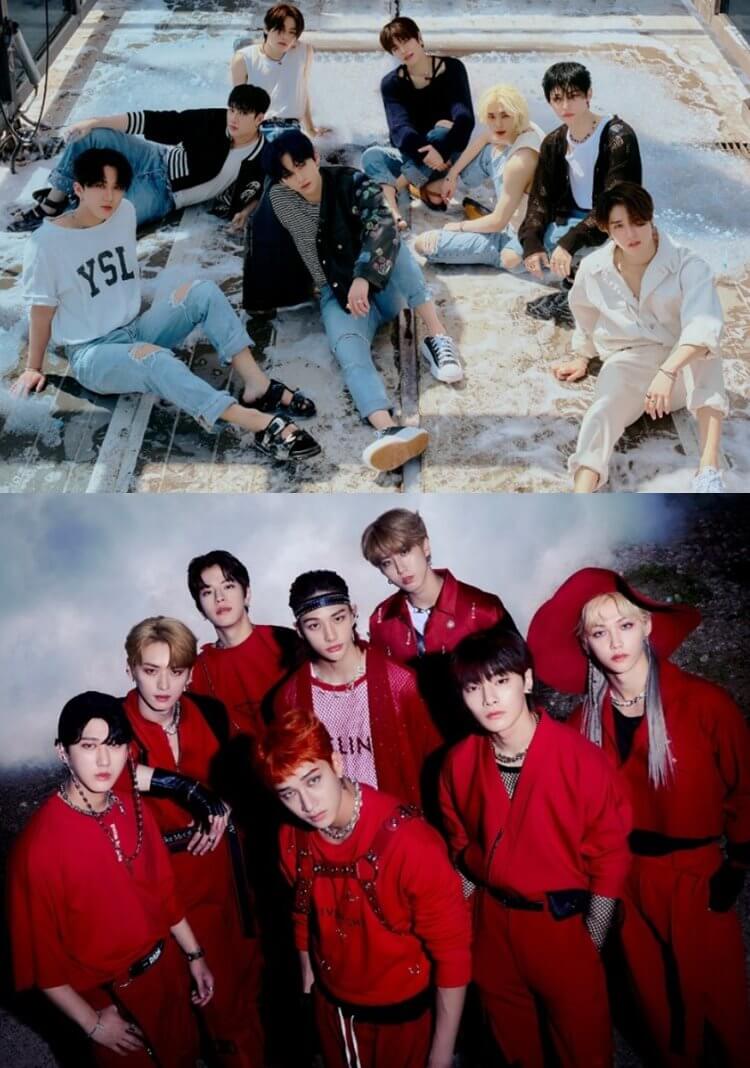 Knewsinfo Stray Kids crowd the stage in 'FAM' MV