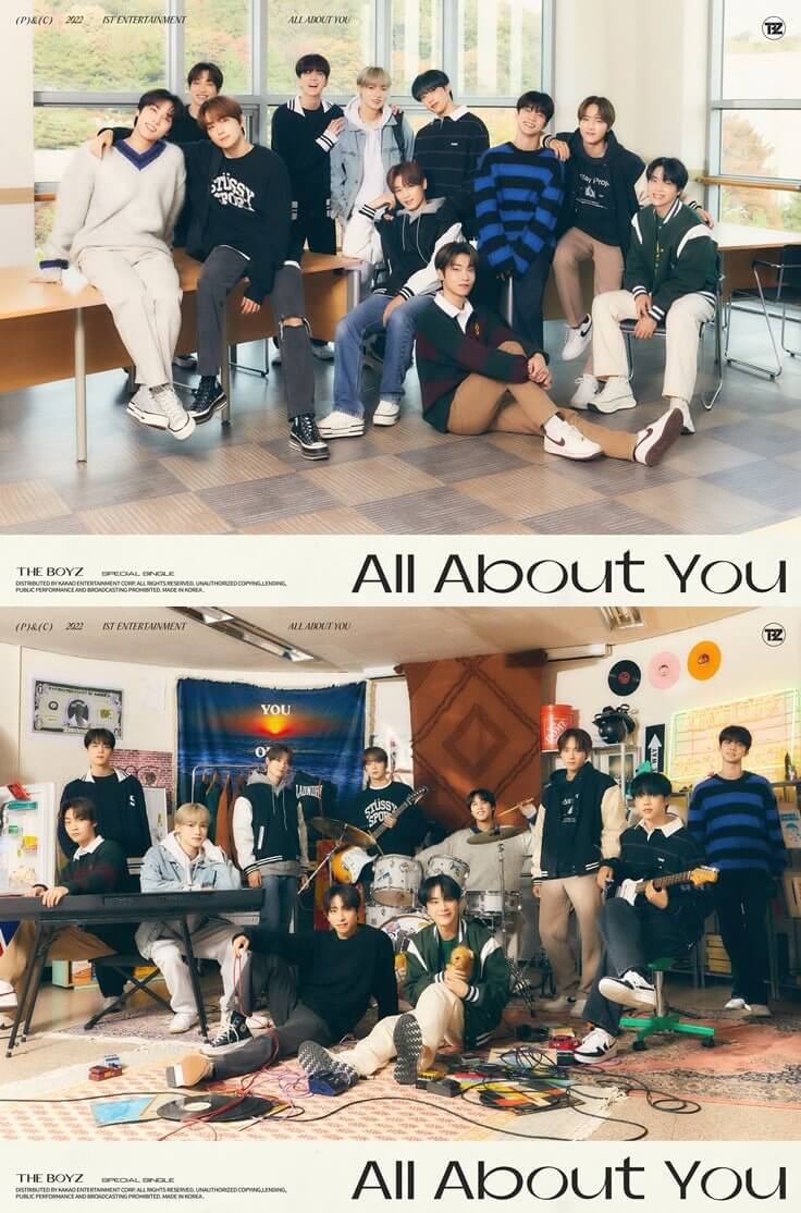 Knewsinfo THE BOYZ look back on memories in 'All About You' MV
