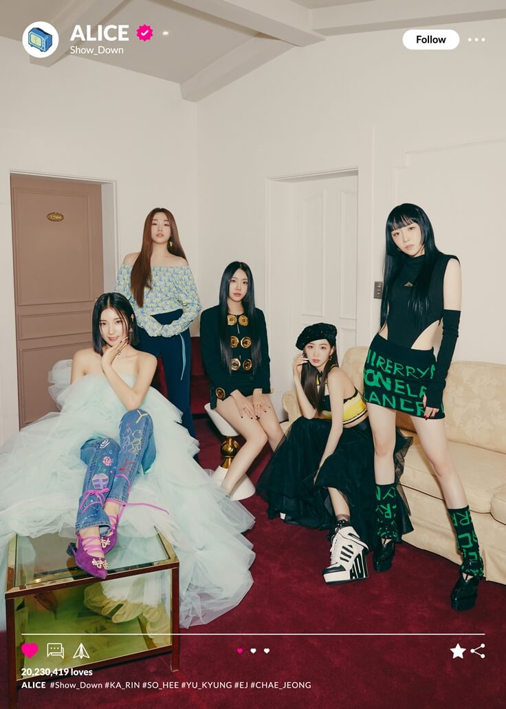 Knewsinfo ALICE are ready to be a stars in 'Show Down' MV
